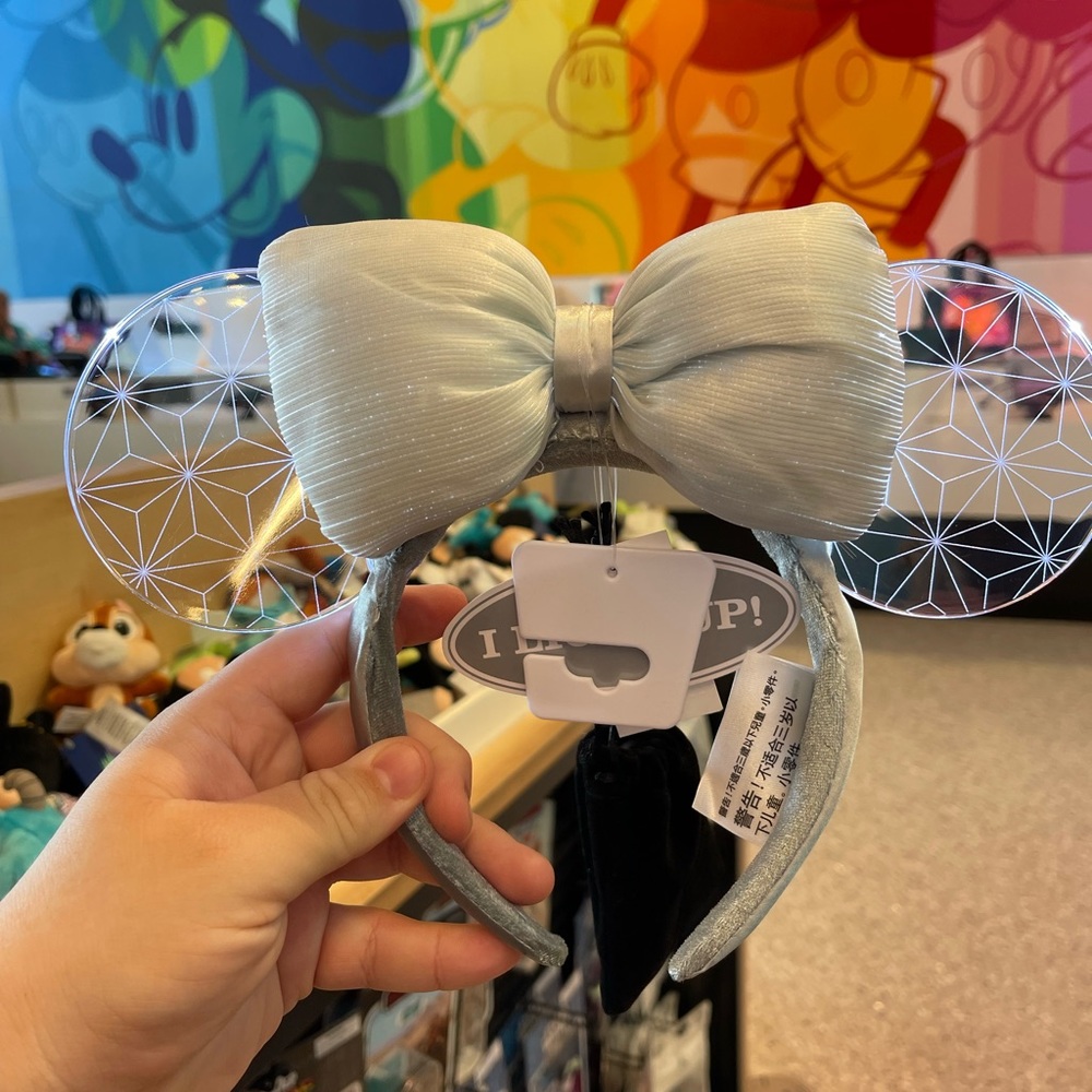 Disney Parks Epcot Spaceship Earth Light Up Minnie Ear Headband